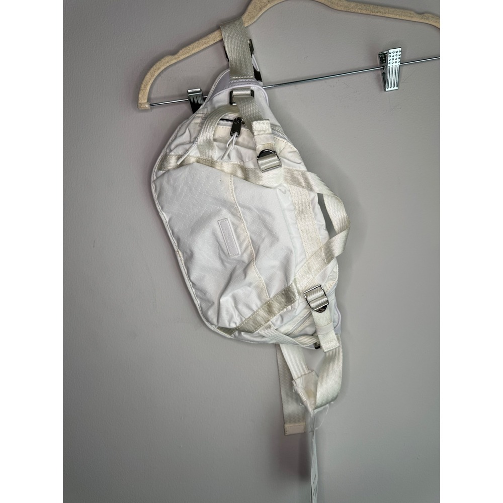 Athleta Excursion Waistbag White Textured Ripstop Belt Bag New